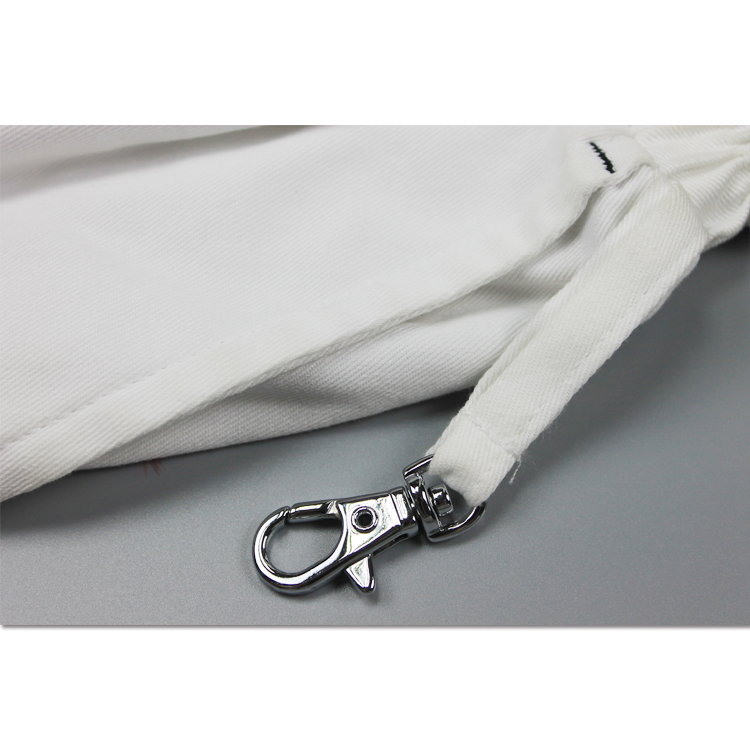 Wholesale Sportswear Twill Cargo Six Pocket White Bermuda Shorts