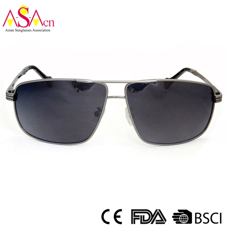 Fashion Metal Quality Designer Polarized Sunglasses with UV400 (16008)