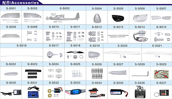 8chanel 2.4G Tramsmitter 35A ESC Dual Motors Driven System RC Plane