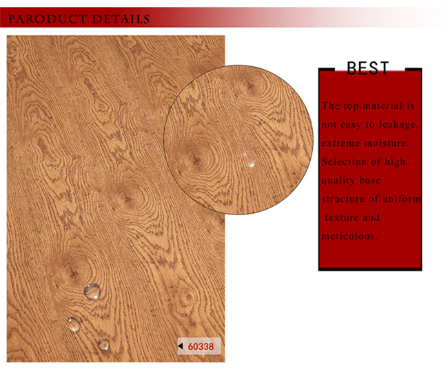 Household 12.3mm E0 Wholesale Vinyl Hickory Wood Wooden Laminate Floor