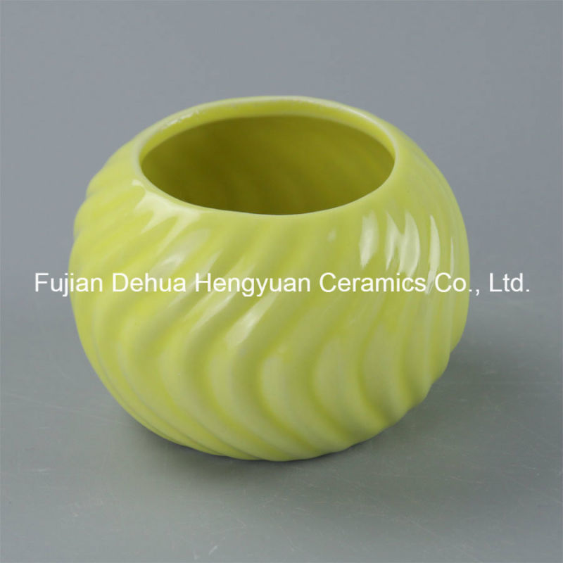 Household Decoration Color Ceramic Flower Pots, Color Ceramic Jar (home decoration)