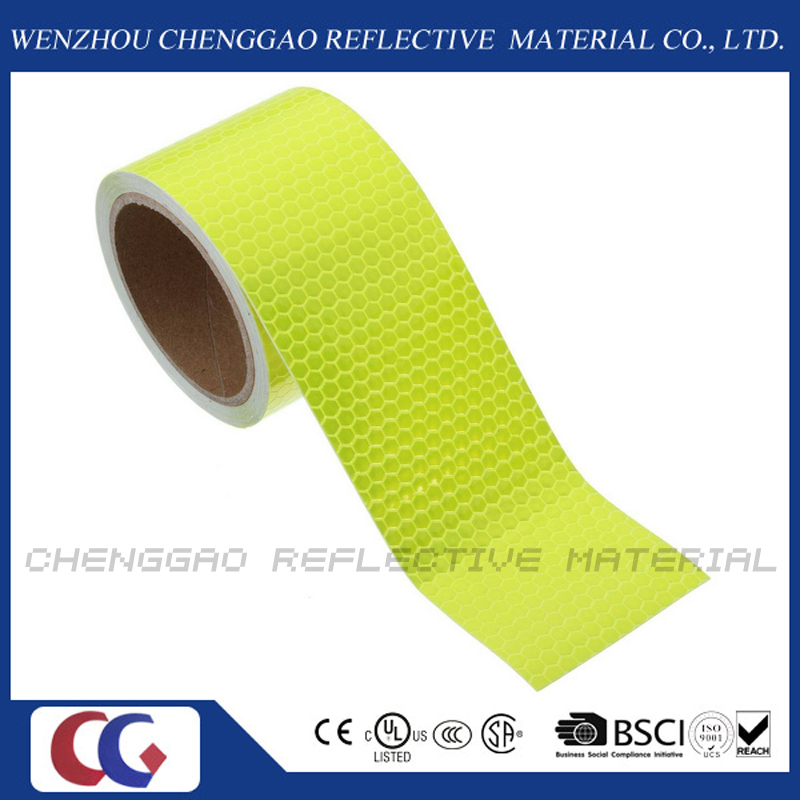 Fluorescent Reflective Safety Warning Adhesive Engineering Marking Tape (C3500-OXF)