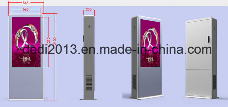 42 Inch Outdoor LCD Screens TV Electronic Information Kiosk Advertising LCD