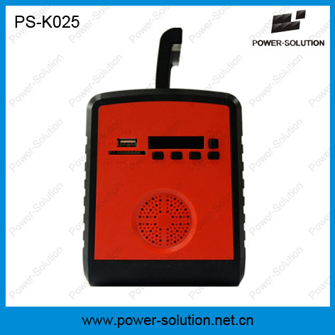 LED Light Solar Energy System with MP3 Player and FM Radio