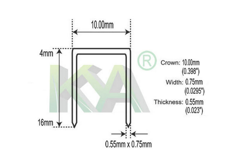 Pneumatic 14 Series Staples for Furnituring, Industry