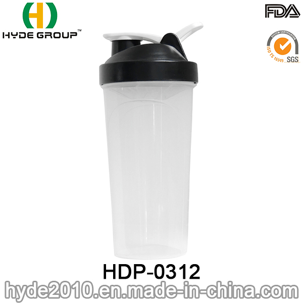 2017 Portable BPA Free PP Powder Shaker Bottle, Plastic Protein Shake Bottle (HDP-0312)