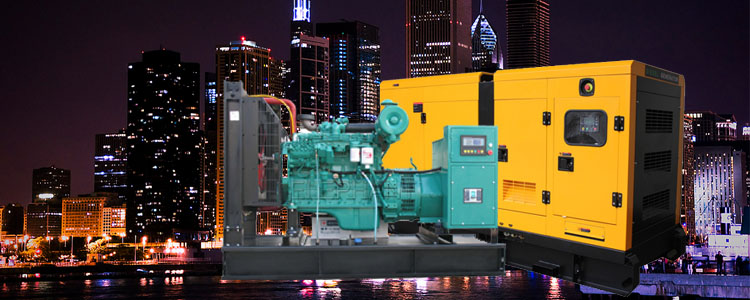 Low Noise Enclosure Closed Frame Sound Proof 50kw 63kVA EPA Engine Diesel Power Generators