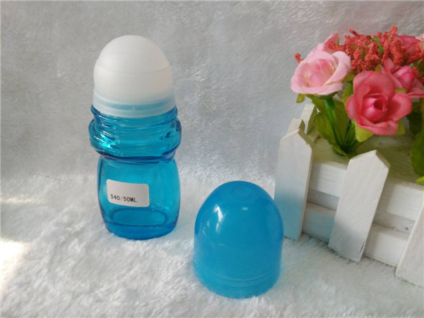 50ml Roll on Glass Perfume Bottle with Color Cap