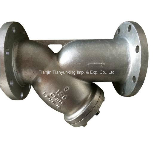 Ss316 Flanged End Filter Stainless Steel Y Type Strainer