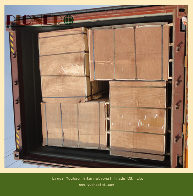 Wood Grain Melamine Plywood with E1 Poplar Core