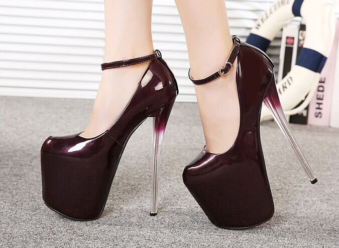 New Design Fashion High Heeled Women Shoes (Y 08)