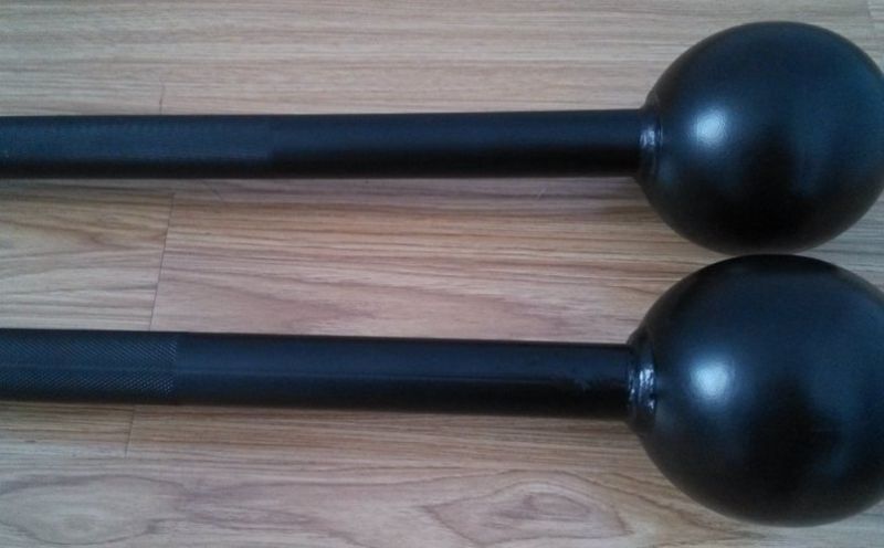 Balck Powder Steel Mace Bell for Rotational Strength Training