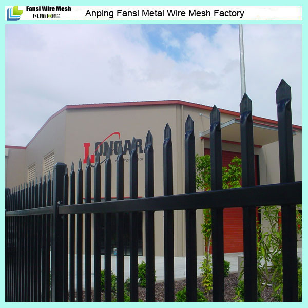 Powder Coated Spear Top Tubular Steel Fence Panels for Au Market