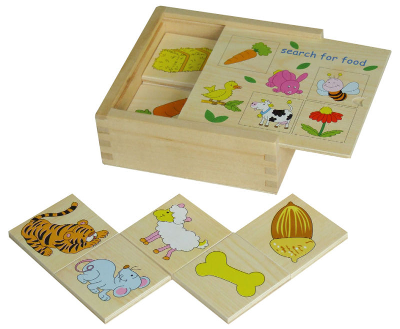 Wooden Match up Puzzle Toy (80143)