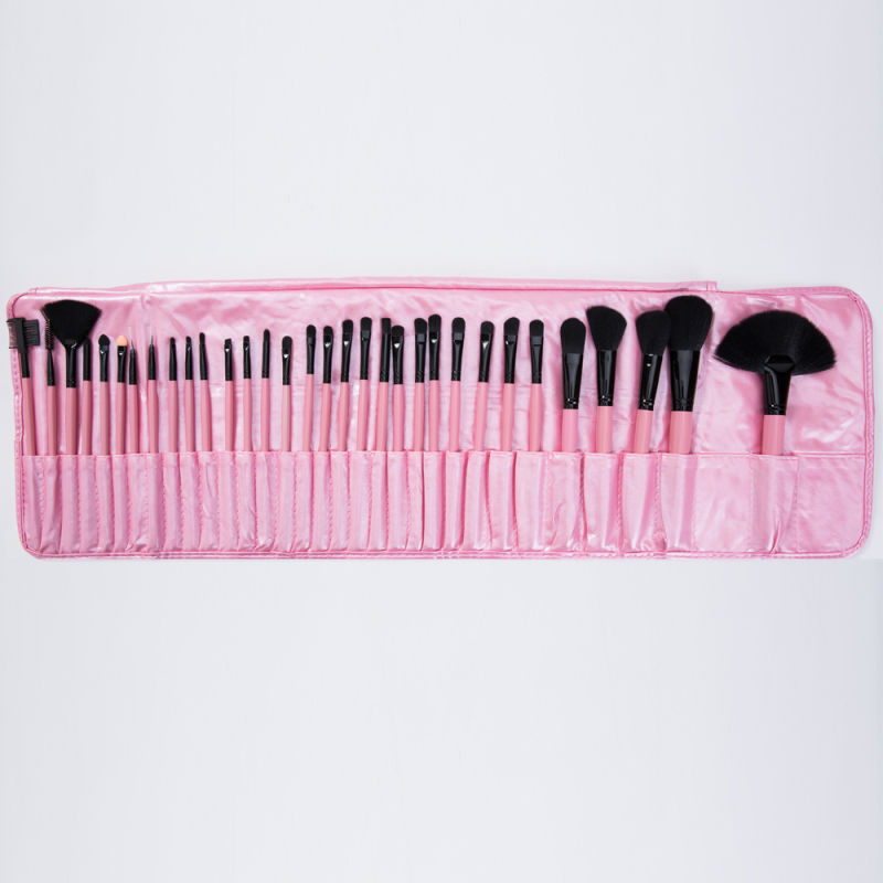 32 PCS/Set Pink Bag Professional Makeup Brushes Set Manufacturers China