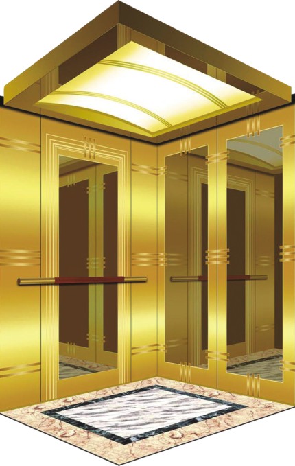 Machine Room Passenger Elevator with Luxury Lift Car Decoration China for Suites