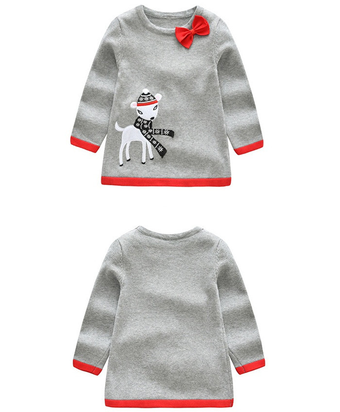 New Fashion Autumn Winter Hollow Pullover Baby Sweater Kids Girls Knitted Sweater for Girls Sweaters Dress