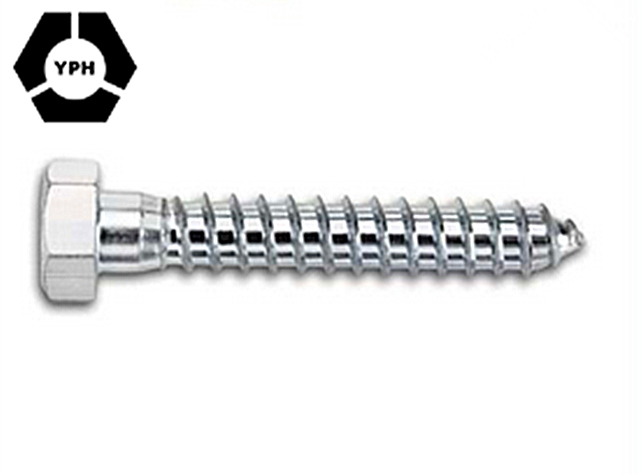 High Quality Cheap Zinc Hex Head DIN571 Wood Screw