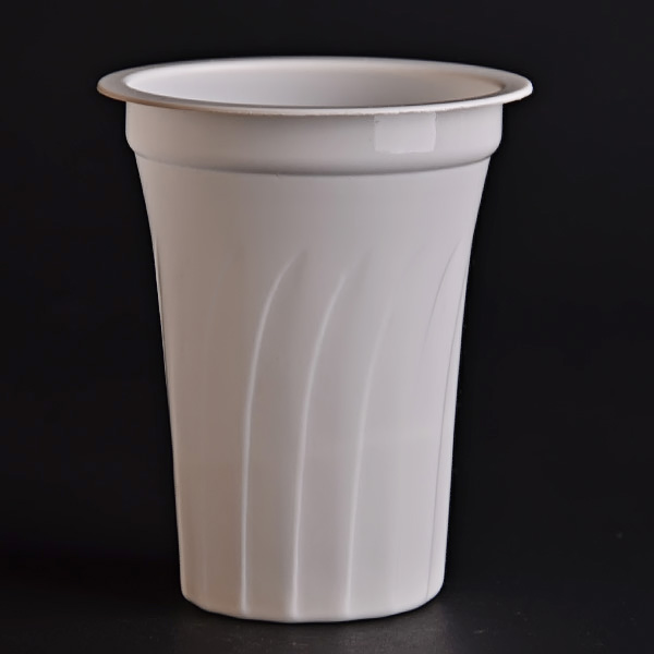 Milky Plastic Cup in White Color