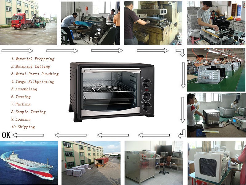 50L Big Capacity Home Appliance Electrical Oven