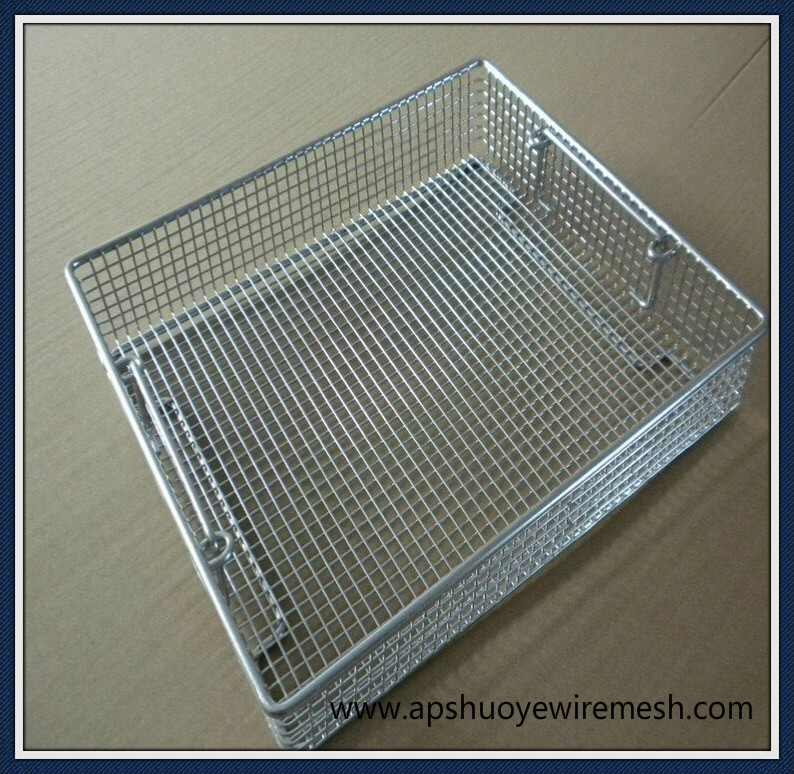 Medicial Stainless Steel Wire Basket for Laboratory  Sterilizer