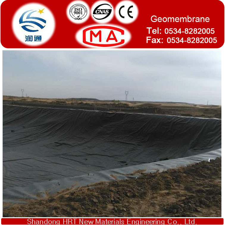 Geomembranes Type and EVA, HDPE, LLDPE, PVC, LDPE Material Dam 1.5mm HDPE Geomembrane Price