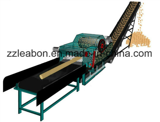 Wood Chipper Machine with Electric and Diesel Engine