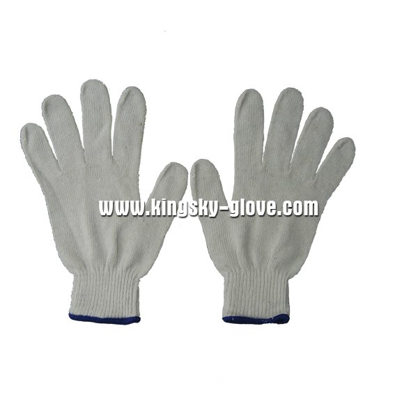 7g Bleached White String Knit Working Glove-2411