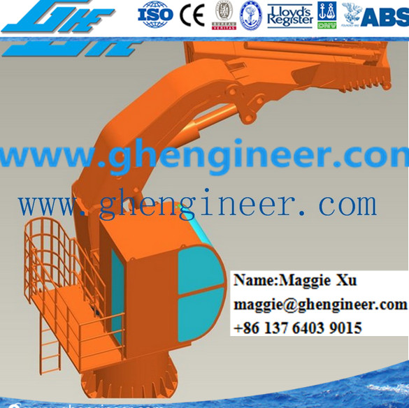 Knuckle Telescopic Boom Ship Provision Jib Crane