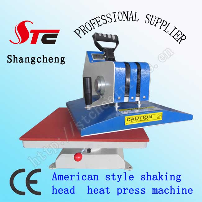 American Shaking Head Heat Press Machine 38*38cm Digital Swing Away Heat Transfer Machine Manual T Shirt Press Printing Machine Stc-SD03