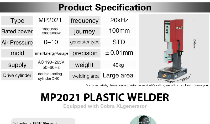 USB Ultrasonic Plastic Welding Machine