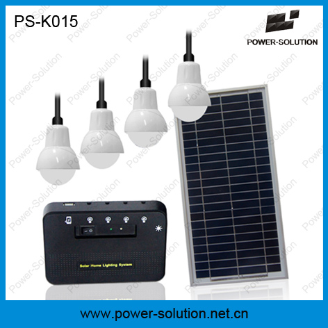 off-Grid 8W Solar Power System Home Lighting Mobile Phone Charging All in One
