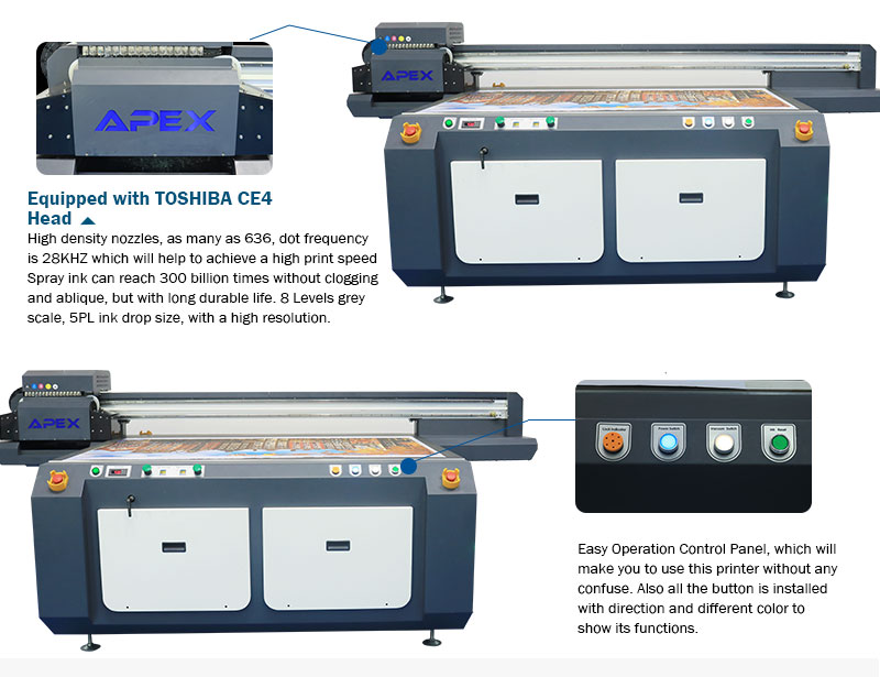 Large Size Digital UV Flatbed Printer From Microtec