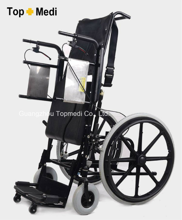 Topmedi Lever and Air Operated Manual Standing Wheelchair