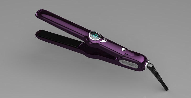 Professional Flat Iron by Showlis Best Ceramic Flat Iron for Any Grade Hair - High Heat and Comes in a Beautiful Designer GIF