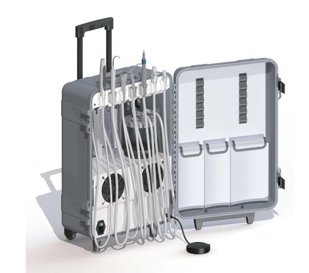 Du852-2015 Portable Dental Unit with High Suction