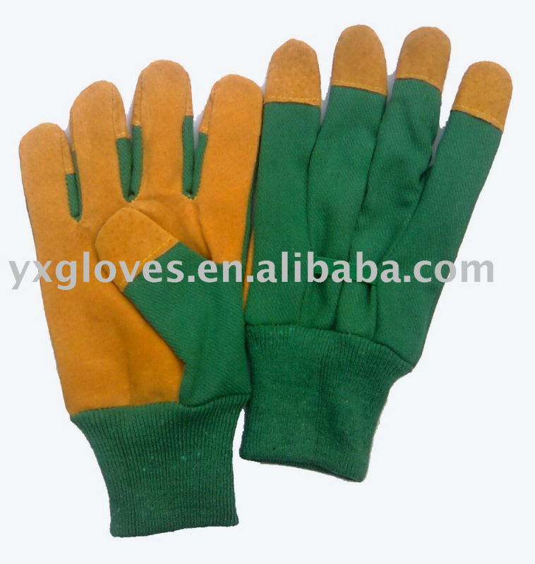 Garden Glove-Cheap Glove-Hand Glove-Work Glove-Safety Glove-Gloves-Leather Glove