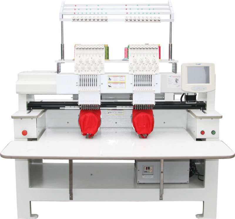 2 Heads Embroidery Machine Used Tajima Format