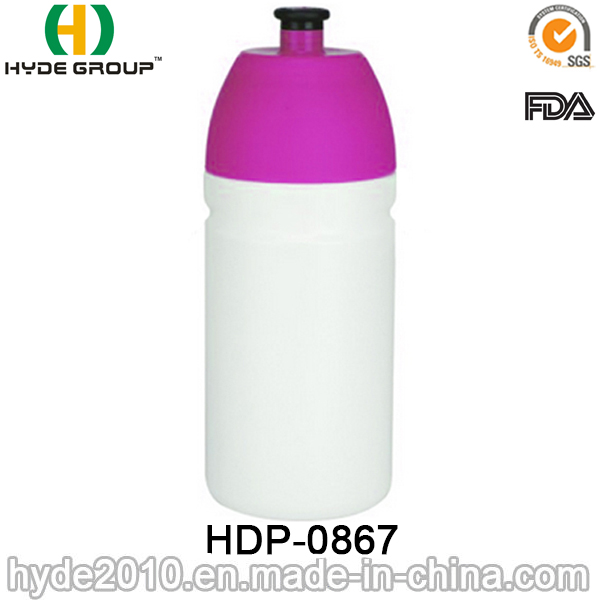 Best Selling BPA Free Plastic Running Water Bottle, PE Plastic Sport Water Bottle (HDP-0867)