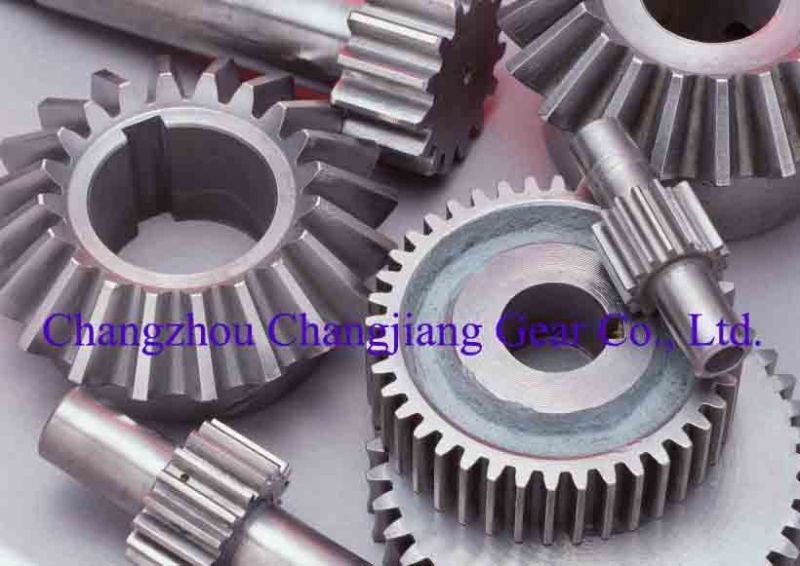 High Quality Straight Teethed Bevel Gear with Keyway