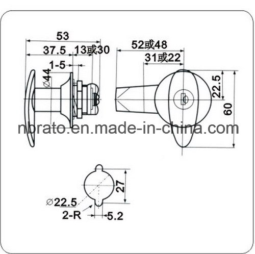 Steel Industrial Cabinet Door Latch