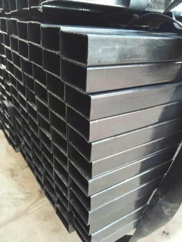 Pure Black Square Steel Tube