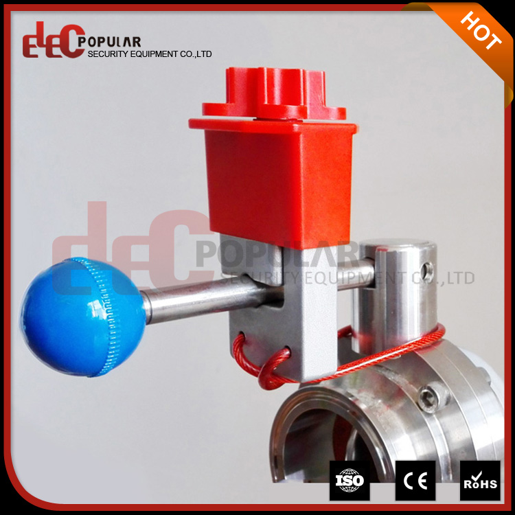 Elecpopular China Products Corrosion Resistance Sanitary Universal Butterfly Valve Lockout