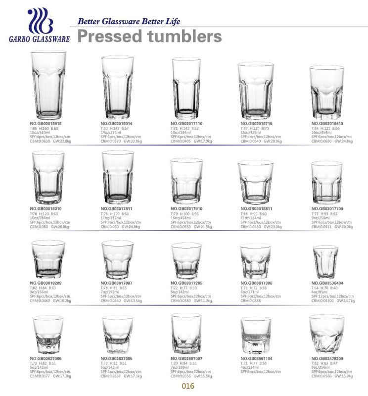 Model 606 Water Glass Tumbler 12oz (GB03097212)