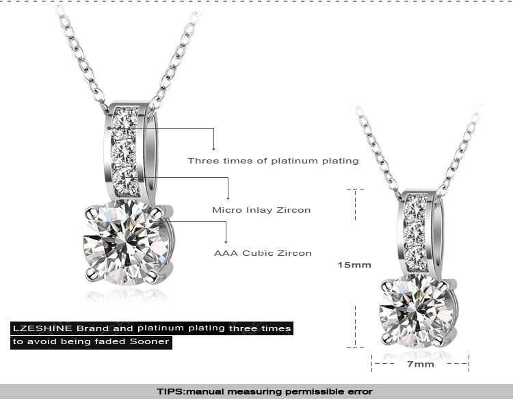 Wedding Bridal Pendant& Earrring Jewelry Sets (CST0002-B)