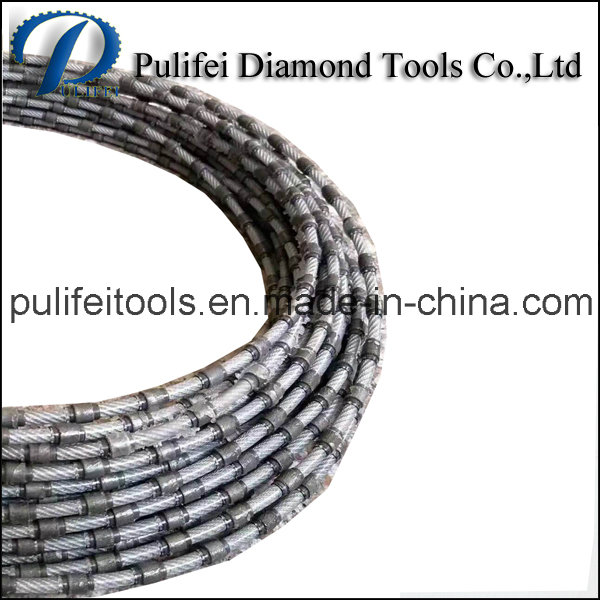 Diamond Wire Cutting Rope for Cutting Quartz Stone Marble Slab