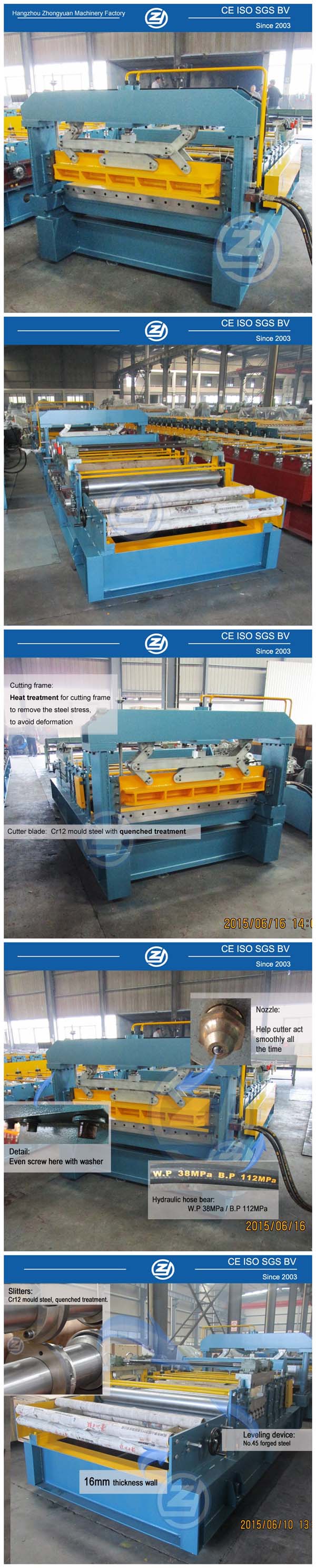 ISO Steel Cutting and Slitting Machine