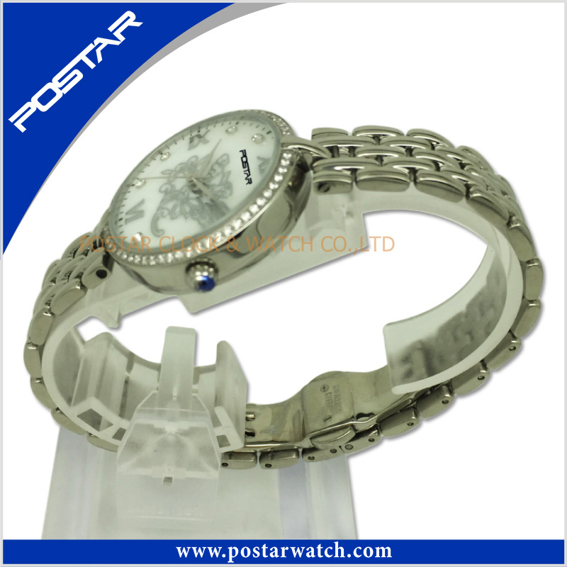 Ladies Jewelry Swiss Ce Quartz Watch Stainless Steel Band
