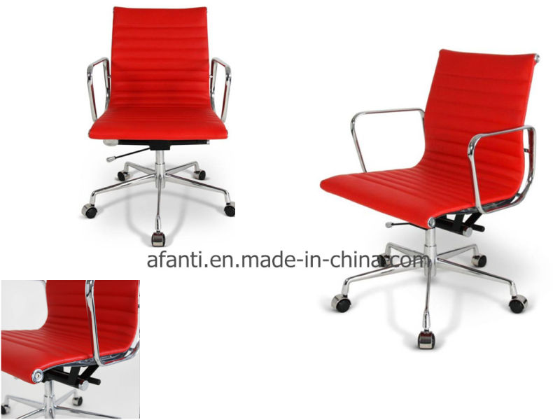 Eames Office Aluminium Leather Hotel Leisure Manager Chair Furniture (B02)