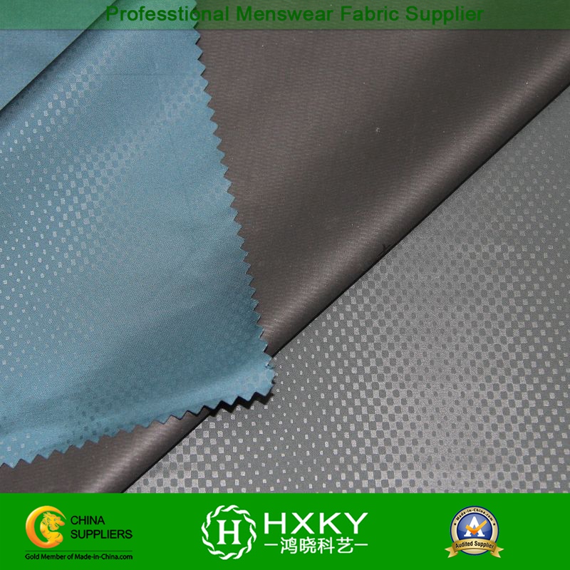 Gradient Dotted Pattern Embossed Polyester Taffeta Fabric